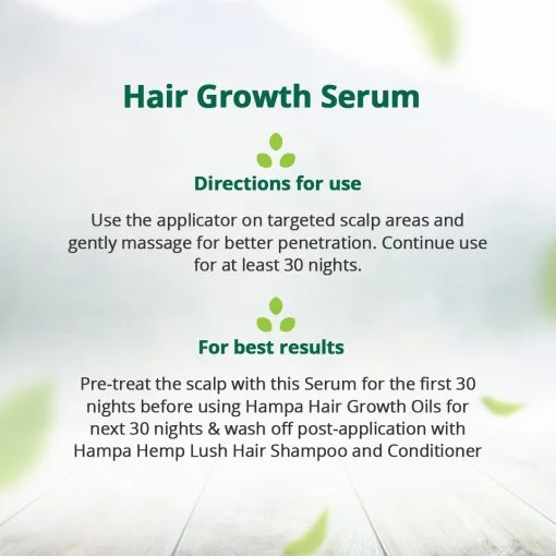 Hampa Hemp Hair Growth Oil 100 Ml + Hampa Hemp Hair Growth Serum 100ml