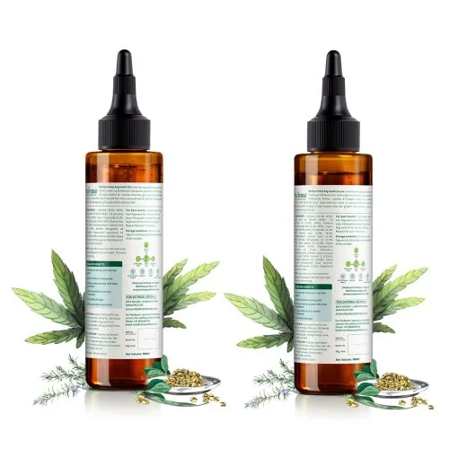 Hampa Hemp Hair Growth Oil 100 Ml + Hampa Hemp Hair Growth Serum 100ml