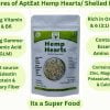 Apteat Hemp Hearts 255gm Hulled Hemp, Shelled Hemp Seed, Protein & Omega 3 & 6 Rich Superfood, Nutty Taste