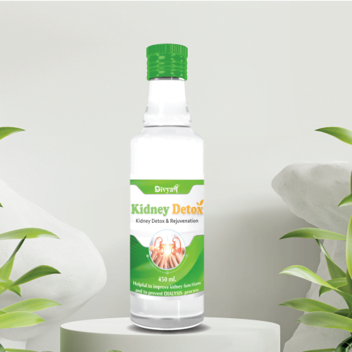 Divya Shree Kidney Detox Syrup Support To Kidney Detoxification, Remove Kidney Stone & Ensures Easy Flow Of Urine 450ml