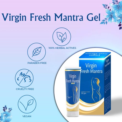 Tantraxx Virgin Fresh Mantra Natural Gel For Women ( 50 Gm ) | Water-based | Everyday Vaginal Moisturizer | Dermatologically Tested