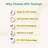 Lifecell Hpv Test - Female At-home Collection Kit For Cervical Cancer Screening