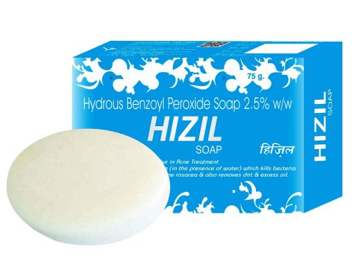 Cyrilpro Hizil Hydrous Benzoyl Peroxide Soap For Skin Lightening & Brightening Soap For All Skin Type(pack Of 3) 75 Gm Each