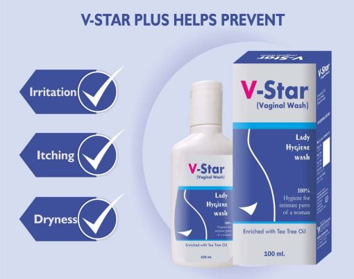 Cyrilpro V - Star Expert Hygiene Intimate Vaginal Wash For Women (pack Of 2) 100 Ml Each