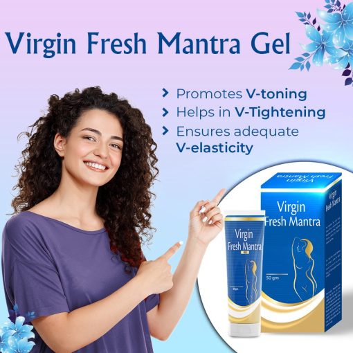 Cyrilpro Virgin Fresh Mantra Natural Gel For Women ( 50 Gm ) | Water-based | Everyday Vaginal Moisturizer | Dermatologically Teste