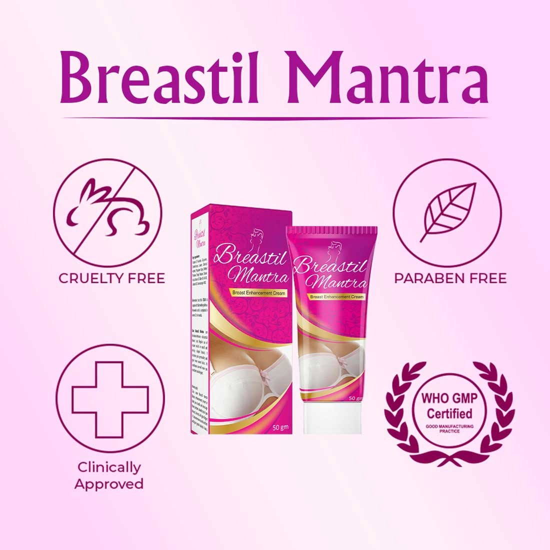 Cyrilpro Breastil Mantra Breast Enhancement Cream For Women 50