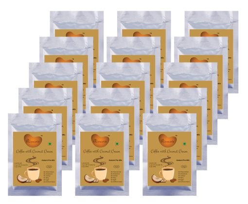 Blisscove Coconut Latte Instant Premix - Pack Of 15 Sachets (10 G Each)