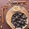 Zero Junk Ladoos - Chocolate & Hazelnut | Vegan | Gluten-free | Delicious Healthy Gourmet Chocolate Balls - 250 G