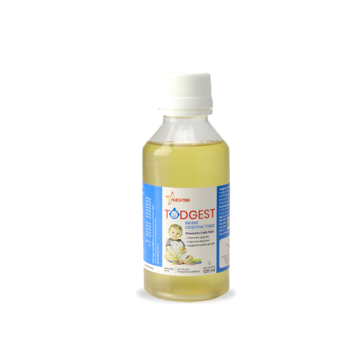 Todgest 120 Ml Nuestra Infant Digestive, Colic Pain Relief Tonic For Baby