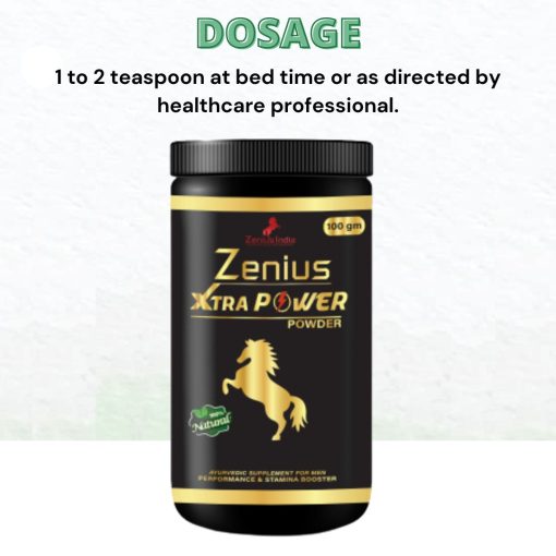 Zenius India Zenius Xtra Power Stamina Booster Powder | Stamina Booster Medicine | Sperm Count Increase Medicine | Premature Ejaculation Powder