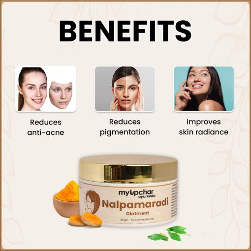 Myupchar Ayurveda Nalpamaradi Ointment | Skin Brightening Treatment Face Cream - 50g