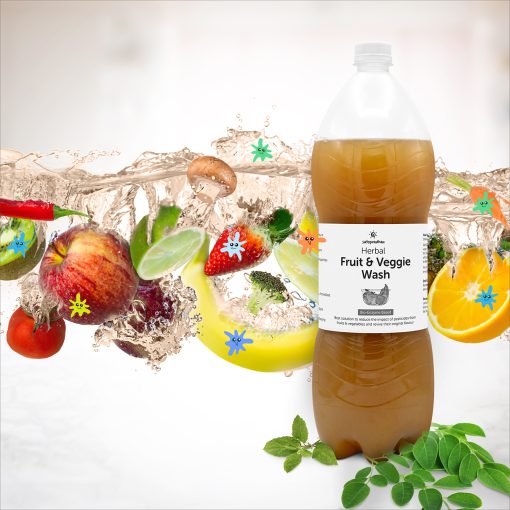 Satopradhan Herbal Fruit & Vegetable Wash 700ml | Organic Vegetable Cleaner | Natural Disinfectant