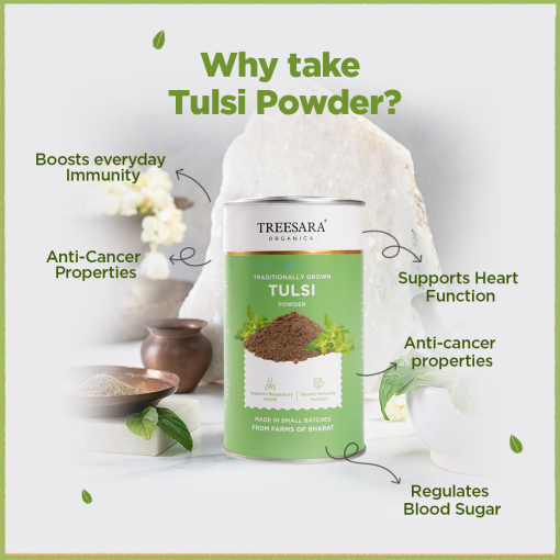 Treesara Organic Tulsi Powder