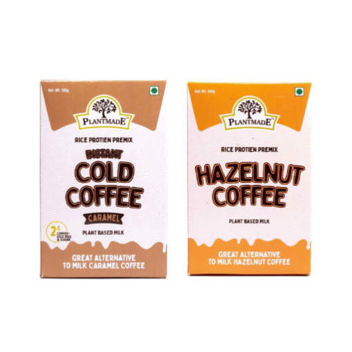 Plantmade Instant Cold Coffee & Hazelnut Coffee
