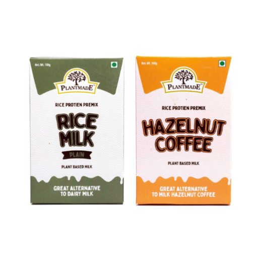 Plantmade Hazelnut Coffee & Rice Milk Combo