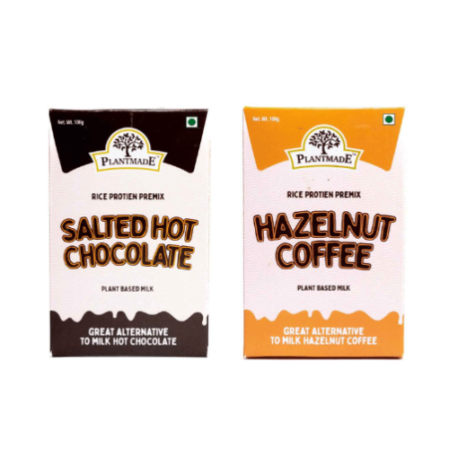 Plantmade Salted Hot Chocolate & Hazelnut Coffee Combo