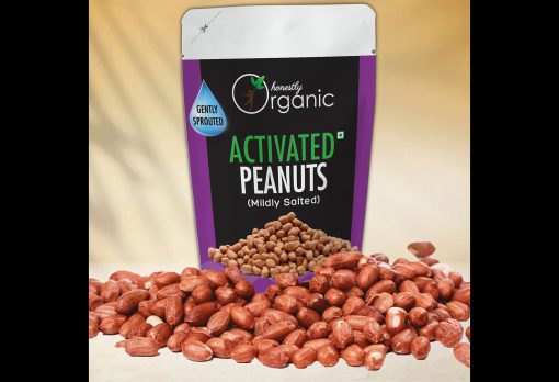 D-alive Honestly Organic Activated/sprouted Organic Peanuts - Mildly Salted (organic, Long Soaked & Air Dried To Crunchy Perfectio