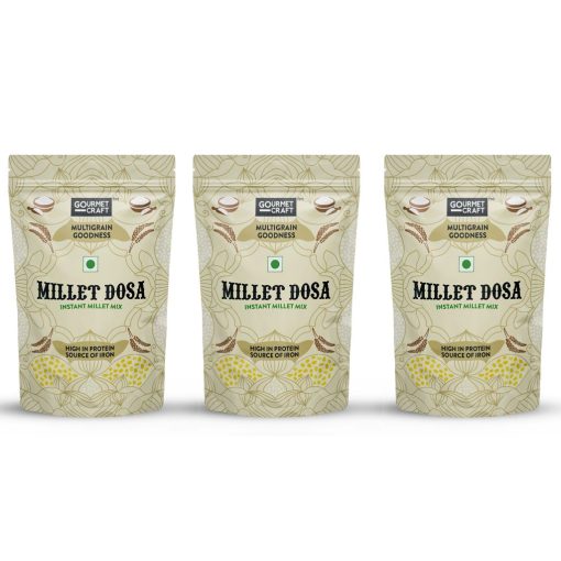 Gourmet Craft Millet Dosa(3 Packs-250 Gms Each)