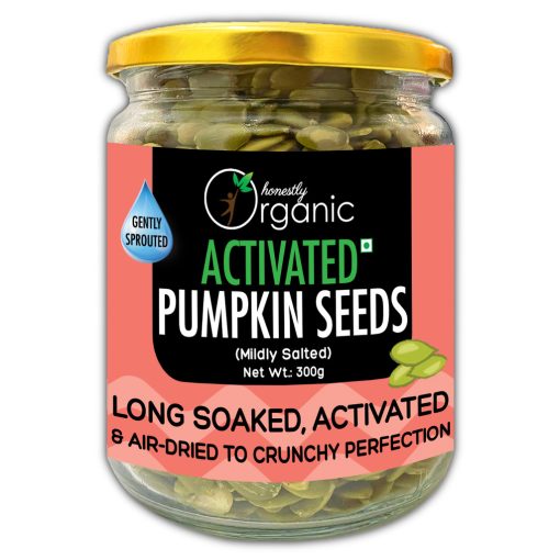 D-alive Honestly Organic Activated & Sprouted Pumpkin Seeds -mildly Salted -300g