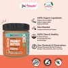 Jus' Amazin Creamy Organic Peanut Butter Sweet 'n' Salty (200g) | 26.3% Protein | Clean Nutrition | 90% Organic Peanuts | Rich In Vitamin B1 & Iron | No Refined Sugar | Zero Chemicals | Vegan & Dairy Free | 100% Organic Ingredients