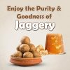 Naivedyam Chemical Free Jaggery Cubes - 450gm - Chemical Free - Made From Pure Sugarcane Juice And Ladies Finger Extract