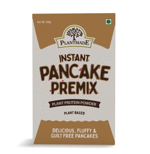 Plantmade Instant Pancake Premix - Plant-based Protein Powder For Delicious Vegan Pancake Mix | Pancake Mix For Kids|. (100g)