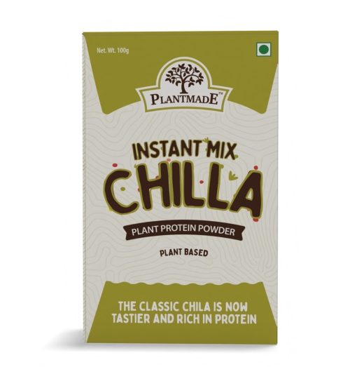 Plantmade Instant Mix Chilla: Tasty, Protein-rich, Vegan-friendly Breakfast – 100% Vegetarian, Gluten-free, Low Pack 1 (100g )