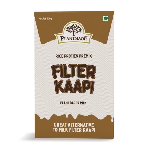 Plantmade Instant Filter Kaapi Coffee Powder: Vegan Rice Protein Premix, Dairy-free, Gluten-free, Zero Sugar Pack Of 5 (100g X 5)