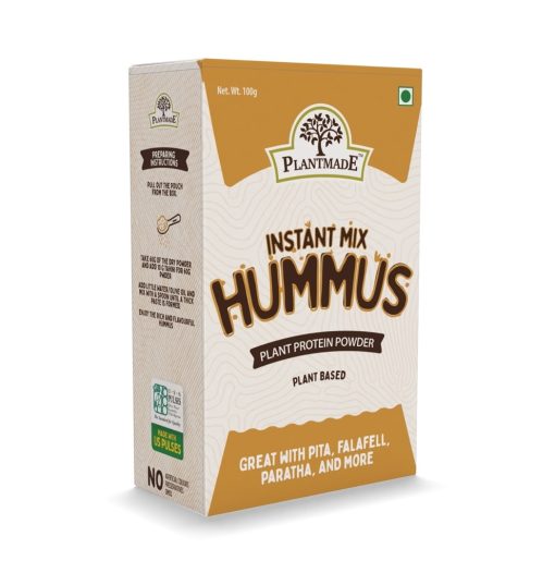 Plantmade Instant Hummus Plant Protein Powder Plant Based Great With Pita, Falafel, Paratha, And More (100g X 1) (pack Of 1)